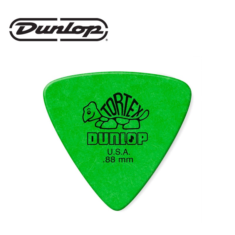 던롭 톨텍스 삼각 기타 피크 0.88mm Dunlop Tortex Triangle
