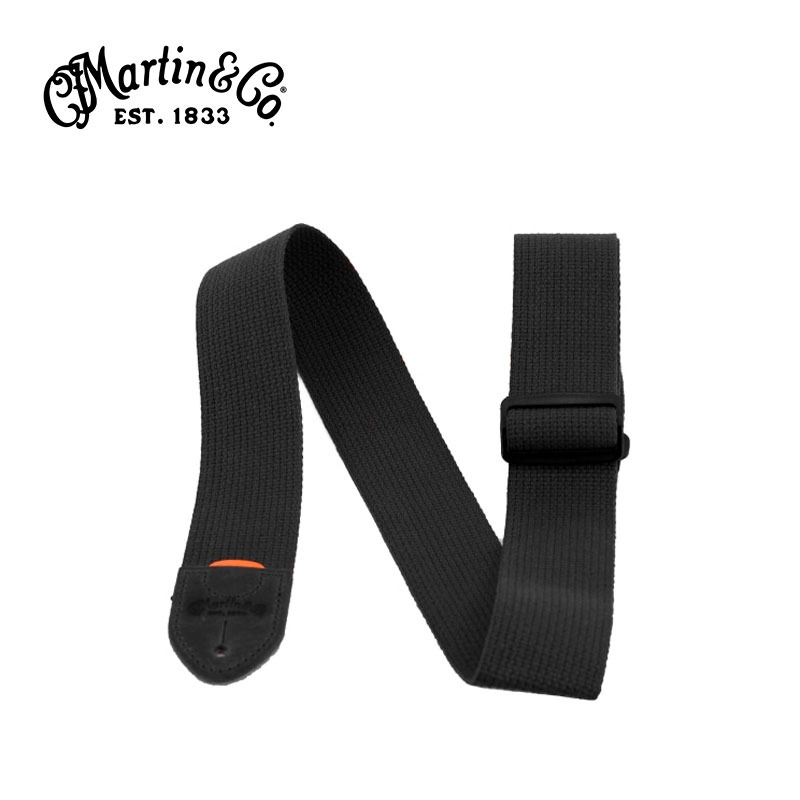 마틴스트랩 basic cotton weave strap with pick holder (black) 통기타 어쿠스틱/통기타 스트랩 18A0104