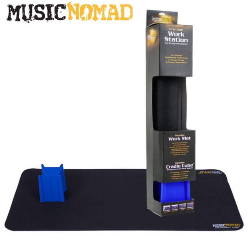 MusicNomad 뮤직노마드 Cradle Cube &amp; Work Mat Set (MN207) 악기 셋업용 넥 지지대 &amp; 전용 매트 세트상품