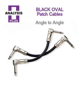 [ANALYSIS PLUS] BLACK OVAL Patch Cables 아날리시스 플러스 케이블