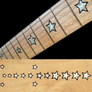 인레이 스티커 Sambora&#039;s Stars [Fret Markers] 기타 프렛마커스티커