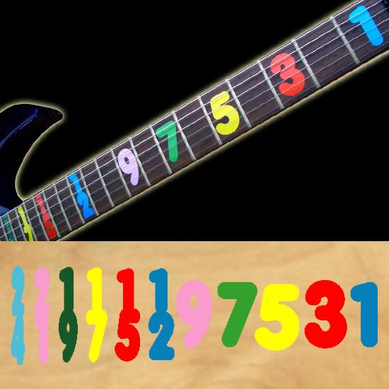 인레이스티커 Jason Becker / Numeral Fret Markers Stickers Decals Guitar 기타 프렛마커스티커