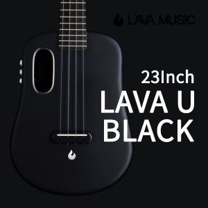 LAVA UKULELE LAVAU 23Inch BLACK 라바우쿨렐레 블랙