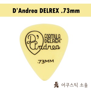 D’Andrea FORMULA DELREX PICK 디 안드레아 피크 .73mm Medium (Yellow)