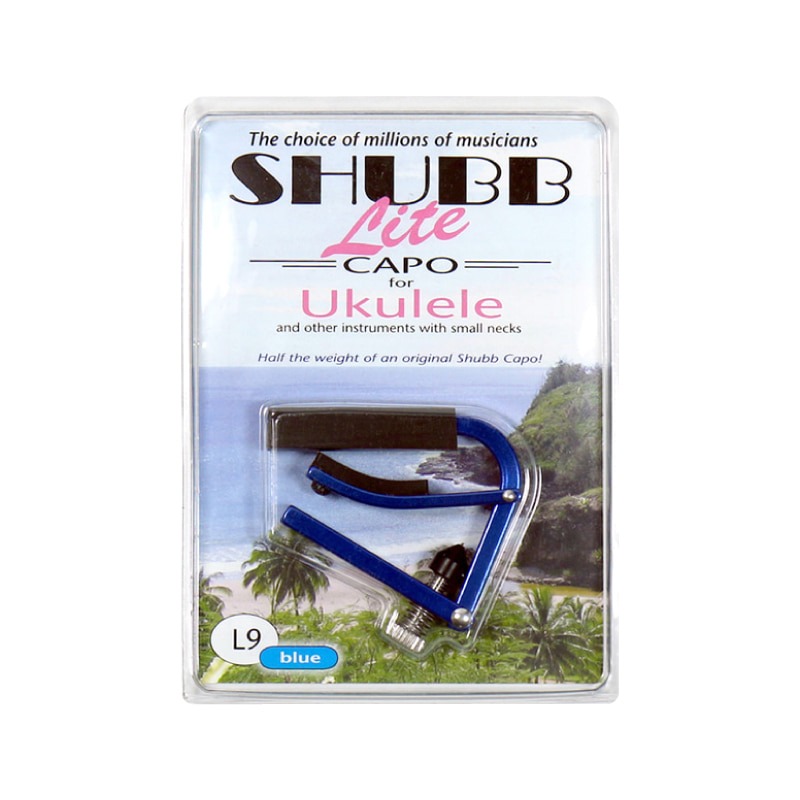 SHUBB 셔브/슈브 우쿨렐레 카포 Lite L9 BLUE UKULELE CAPO